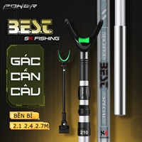 Gác Cần Câu Đài, Chống Cần Câu Đài Carbon BEST SK Fishing cao cấp có thể thu gọn